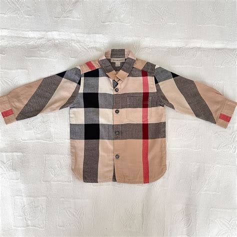 chemises burberry garcon|Chemises pour garçon Burberry Kids .